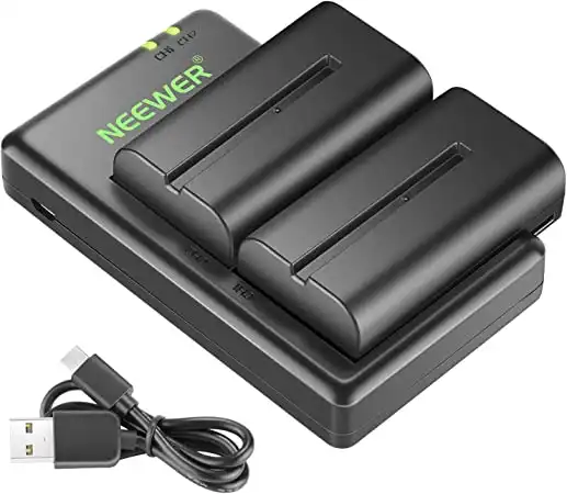 Neewer NP-F550 Battery Charger Set