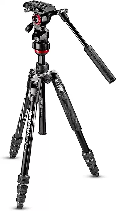 Portable Manfrotto Travel BeFree w/ Video head